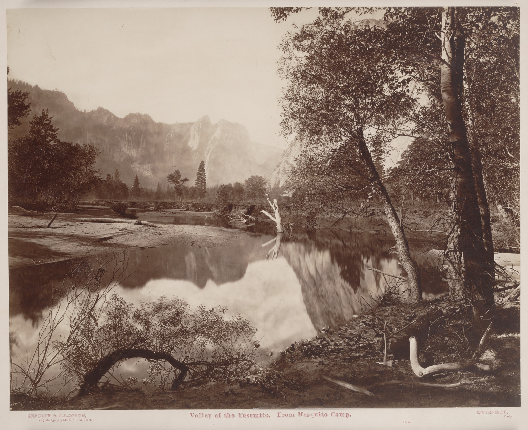Eadweard J. Muybridge. Valley of the Yosemite. From Mosquito Camp. 1872