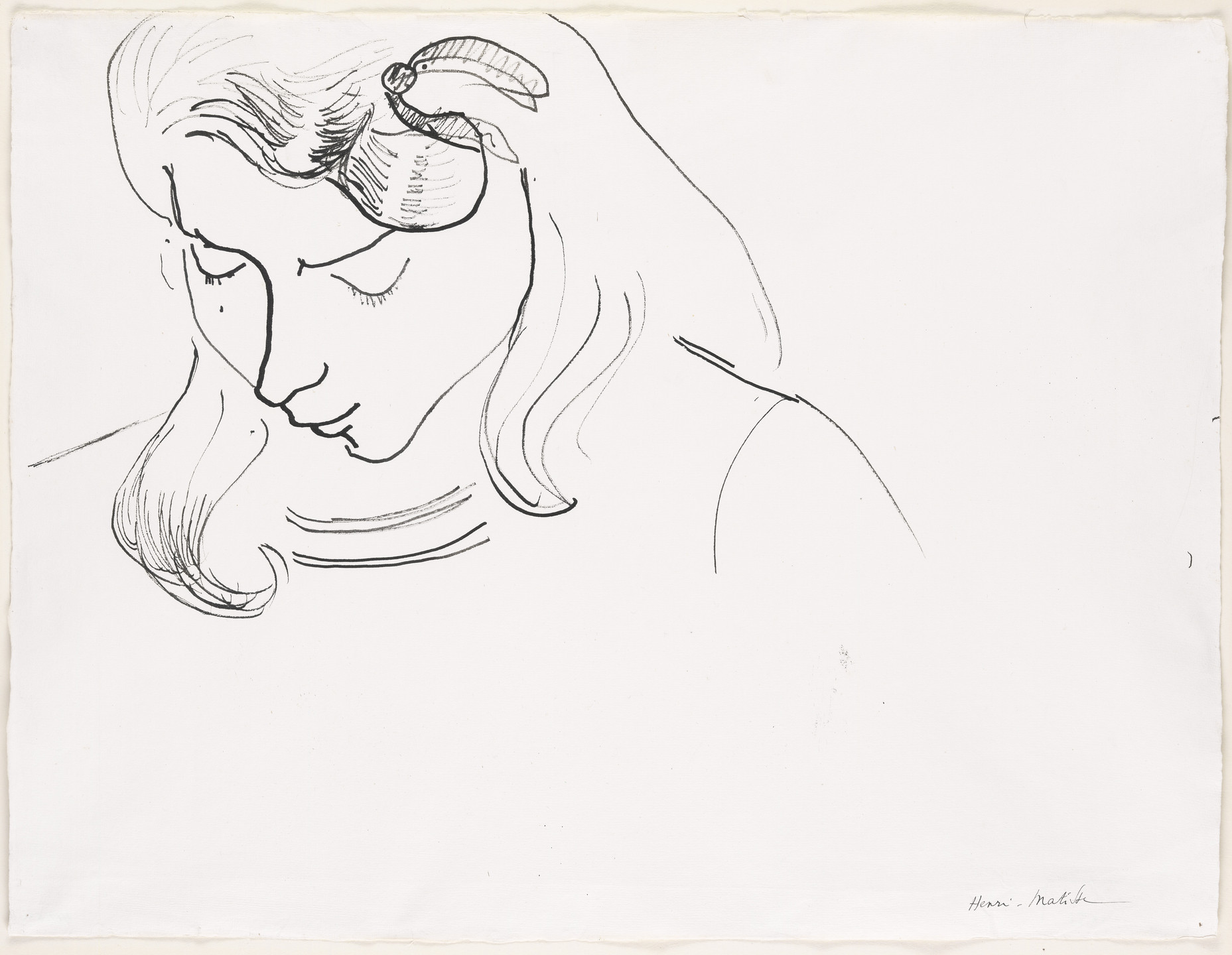 Henri Matisse. Marguerite Reading. c. 1906