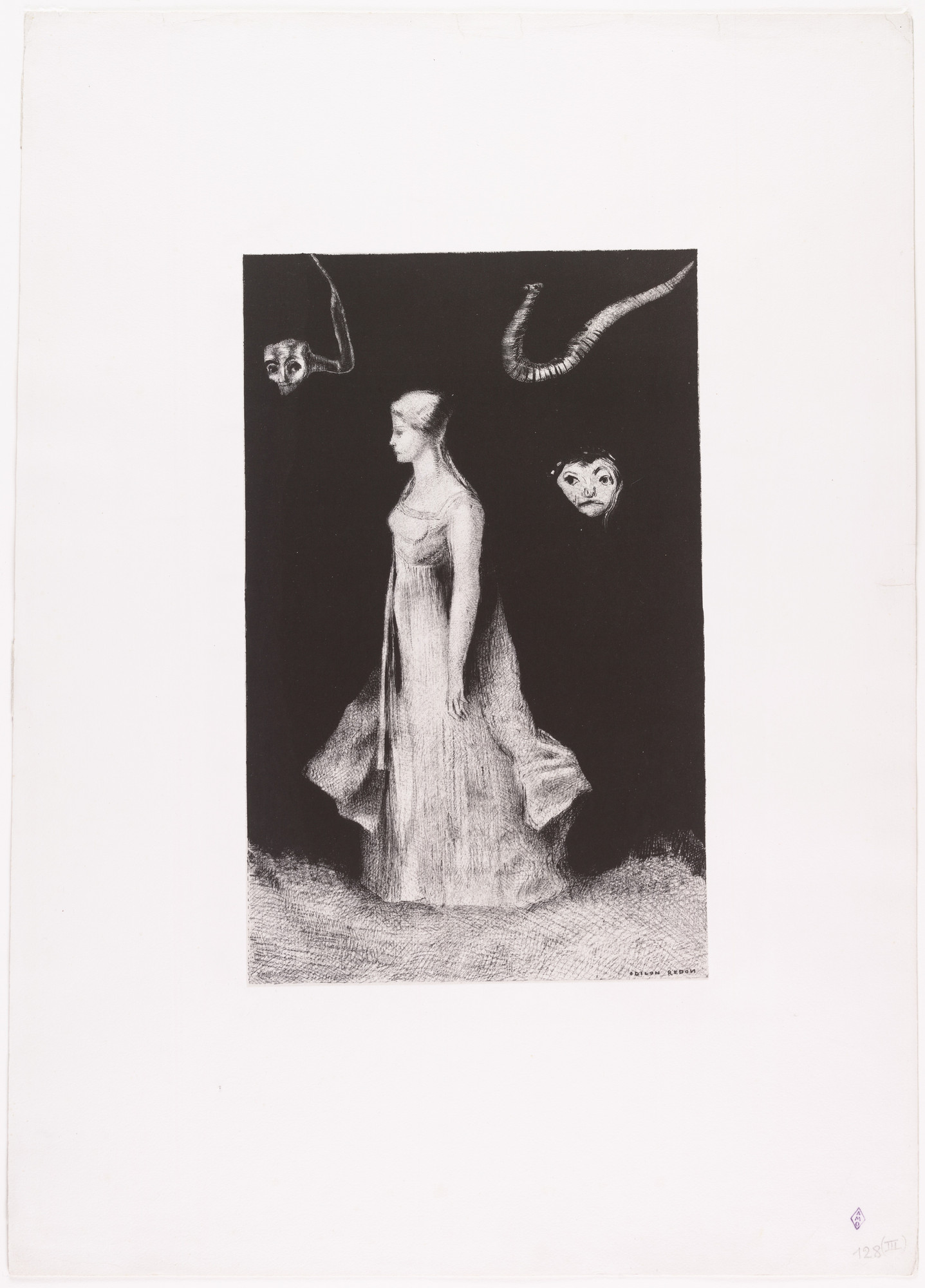 Odilon Redon. The Haunting (Hantise)