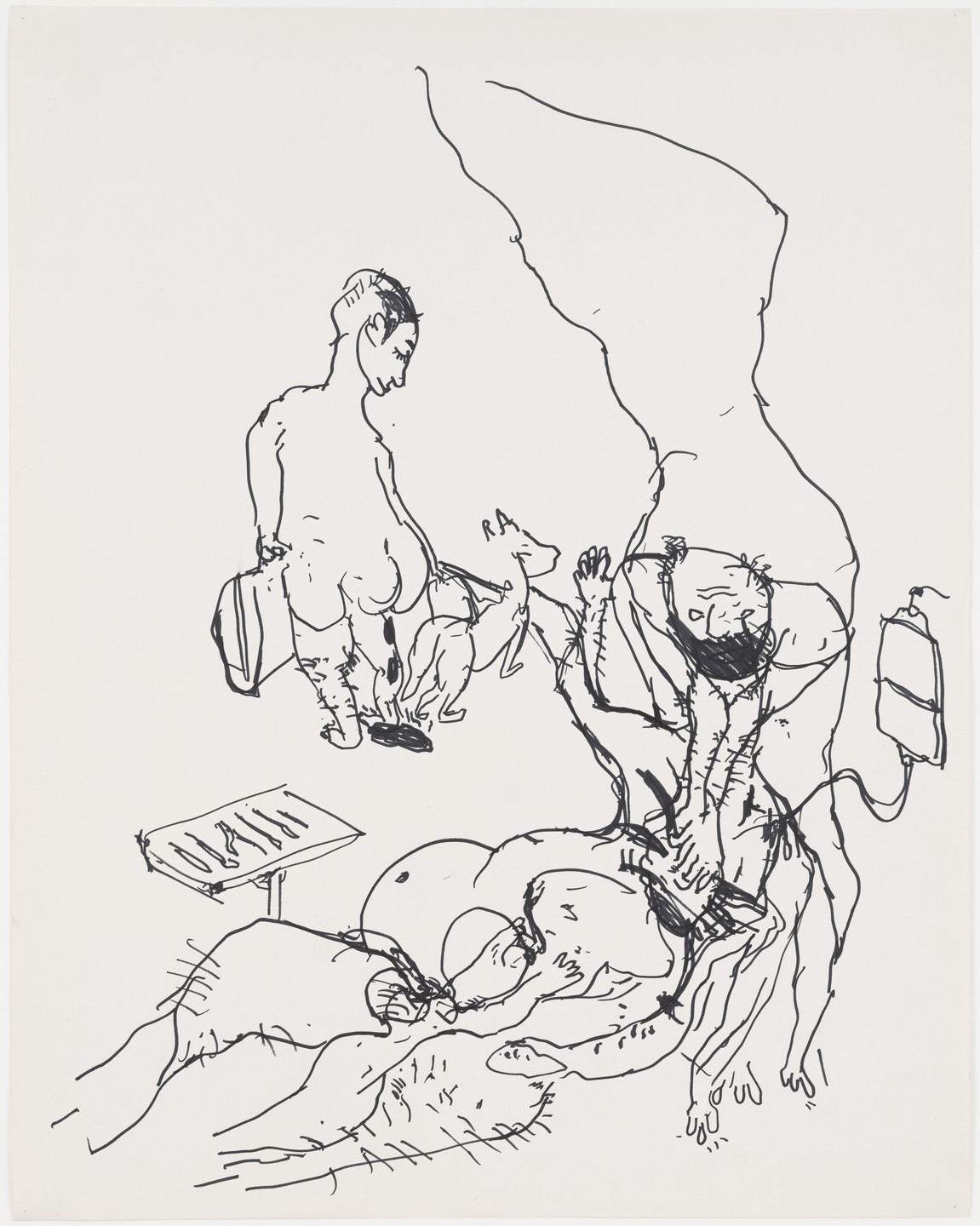Paul McCarthy. Father Operation with Dog. 1989–90
