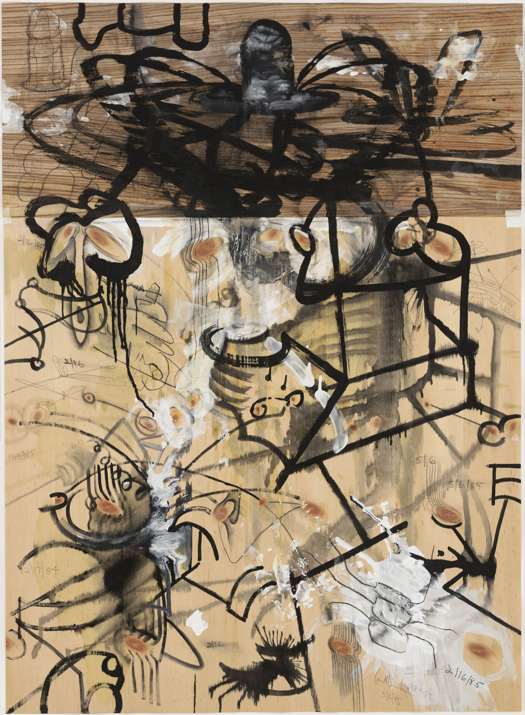 Carroll Dunham. Untitled. 1985