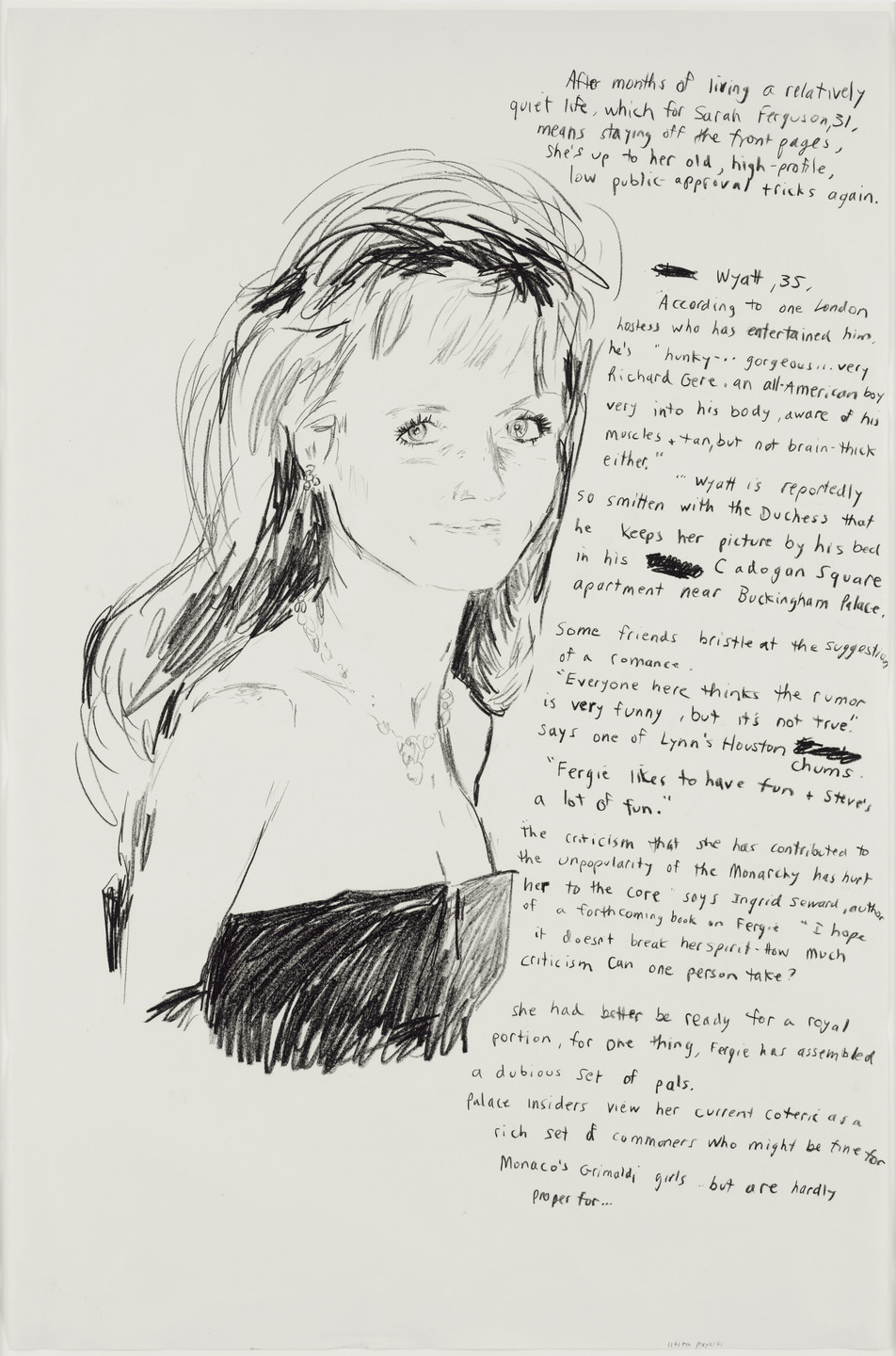 Karen Kilimnik. Fergie (A Quiet Life). 1991