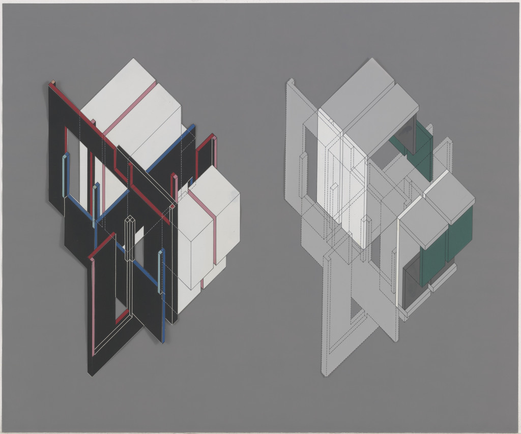 House VI, Cornwall, Connecticut (Axonometric)