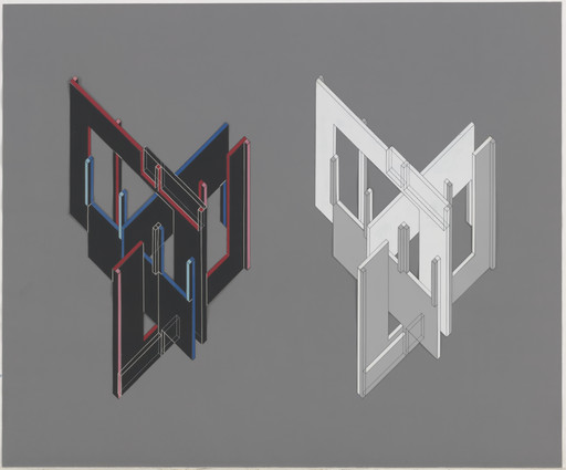 Peter Eisenman. House VI, Cornwall, Connecticut (Axonometric). 1972-1975