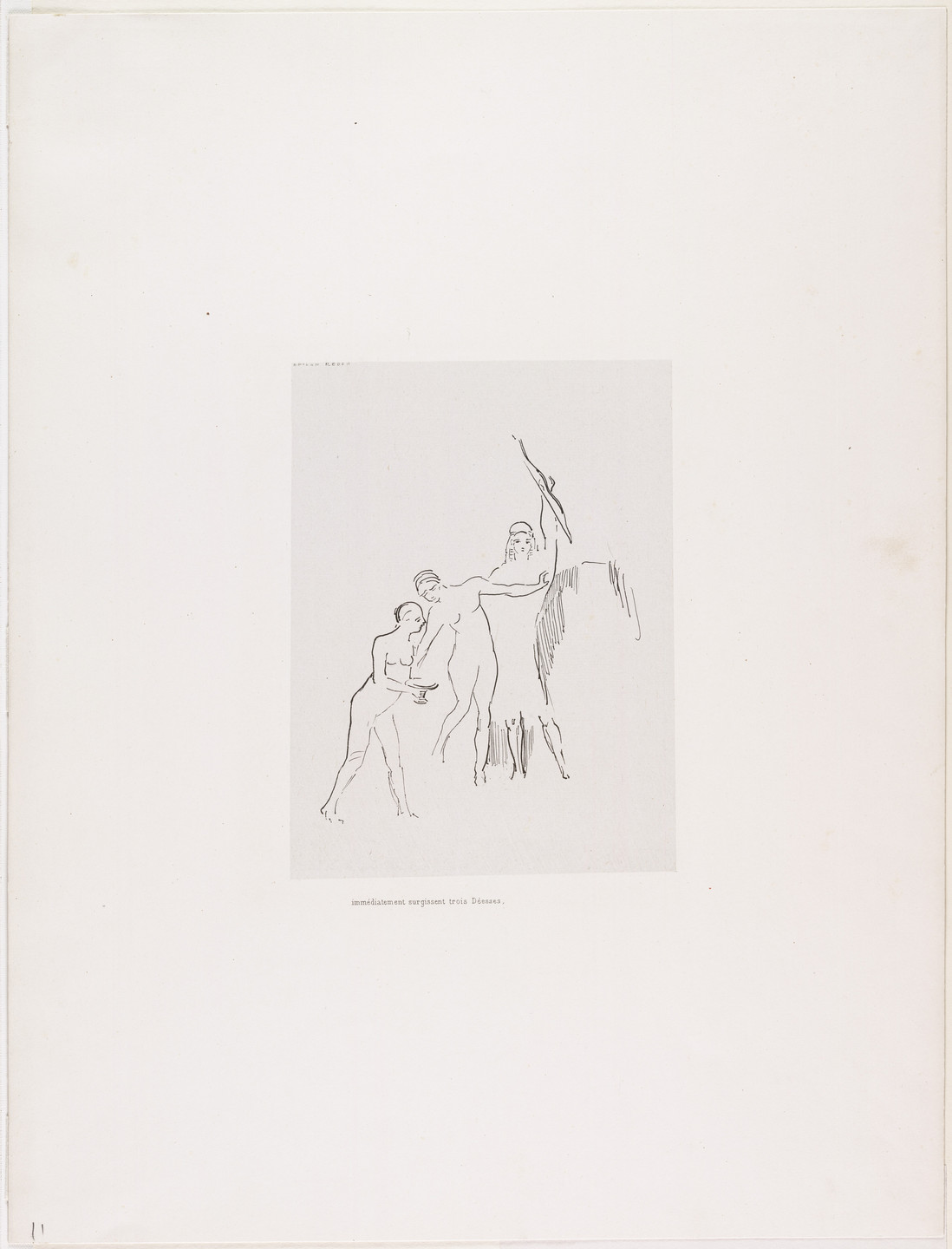 Odilon Redon. The Temptation of Saint Anthony (La Tentation de Saint-Antoine) (third series). 1896