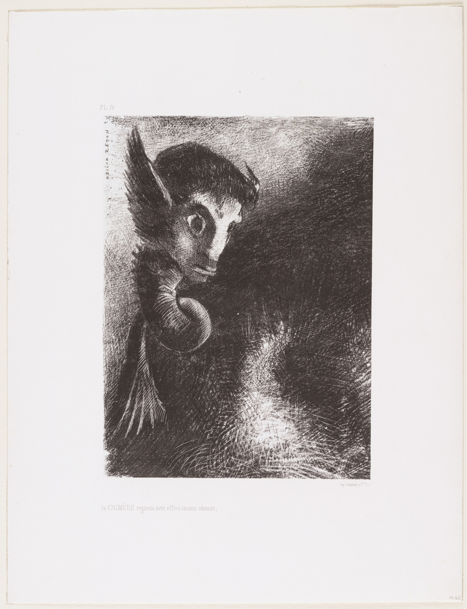 Odilon Redon The Chimera Regarded All Things With Terror La Chimere Regarda Avec Effroi Toutes Choses 16 Moma Odilon Redon The Chimera Regarded All Things With Terror La Chimere Regarda Avec Effroi Toutes Choses 16 Moma