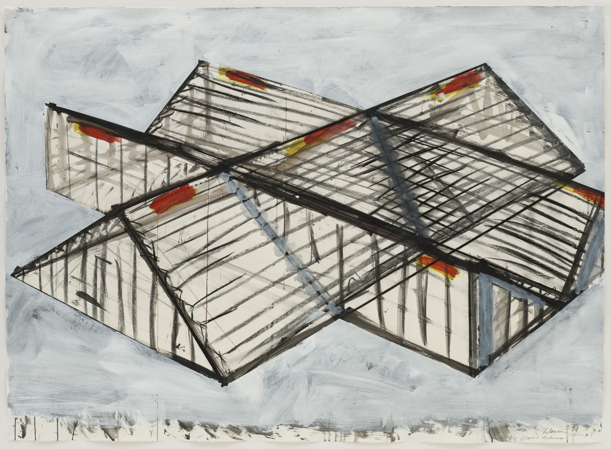 Bruce Nauman. Crossed Stadiums. 1984