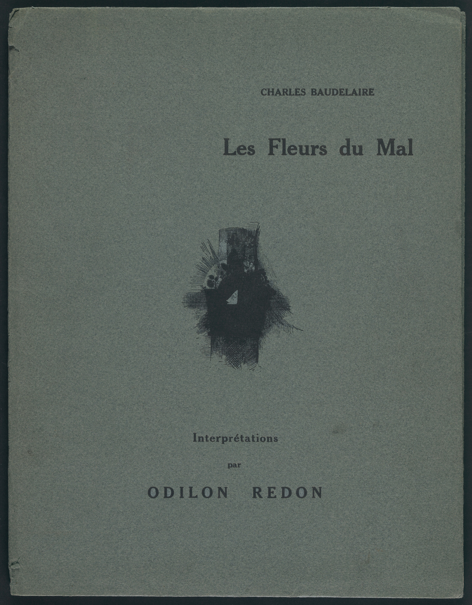 Odilon Redon. The Flowers of Evil ( Les Fleurs du mal ). 1890