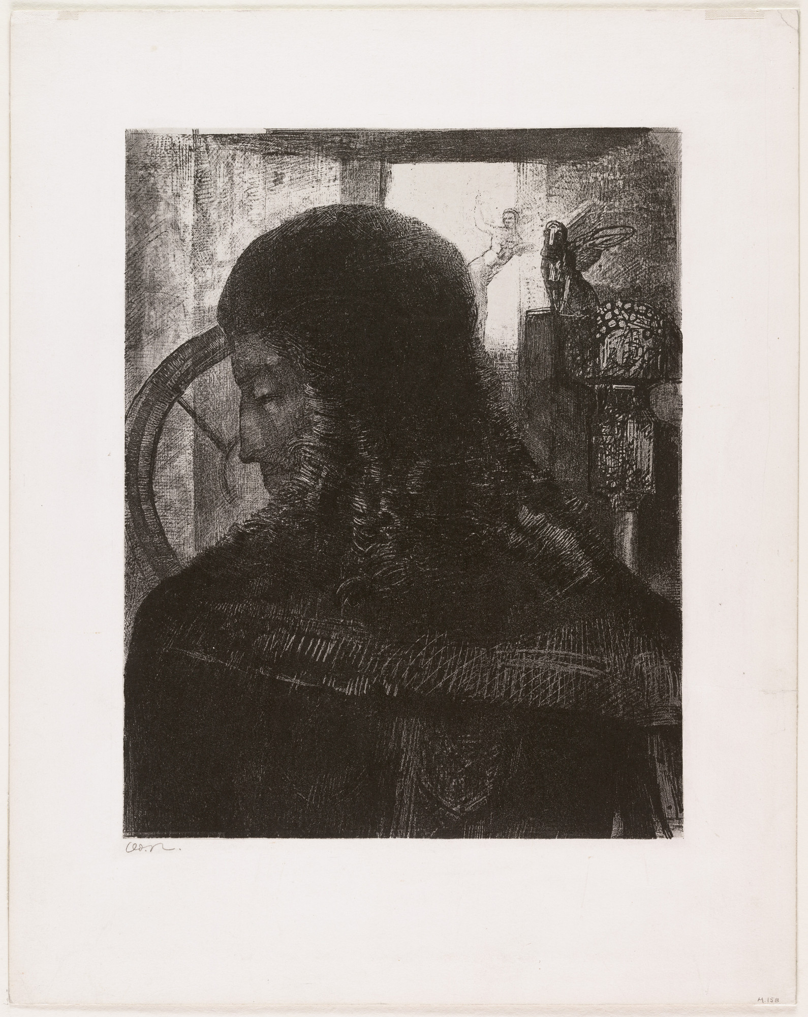 Odilon Redon. Old Knight ( Vieux chevalier )