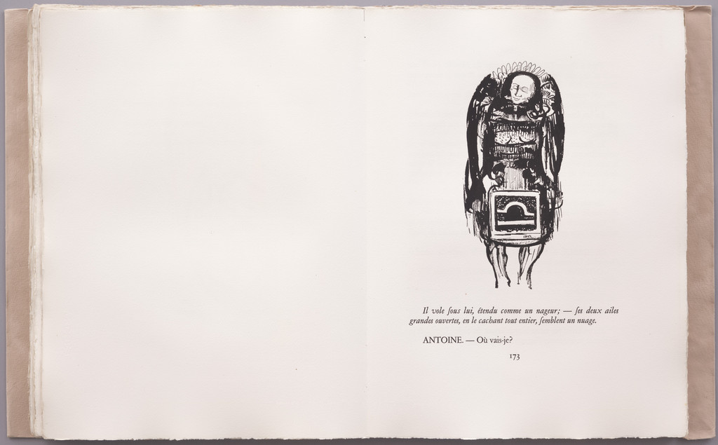 Headpiece (page 173) from La Tentation de Saint-Antoine