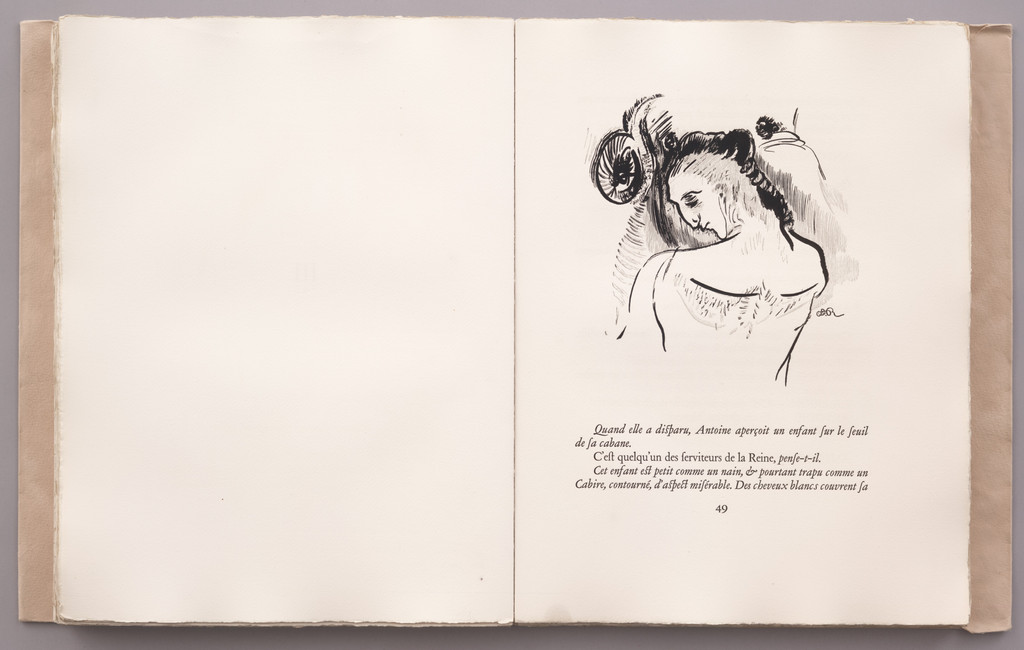 Headpiece (page 49) from La Tentation de Saint-Antoine