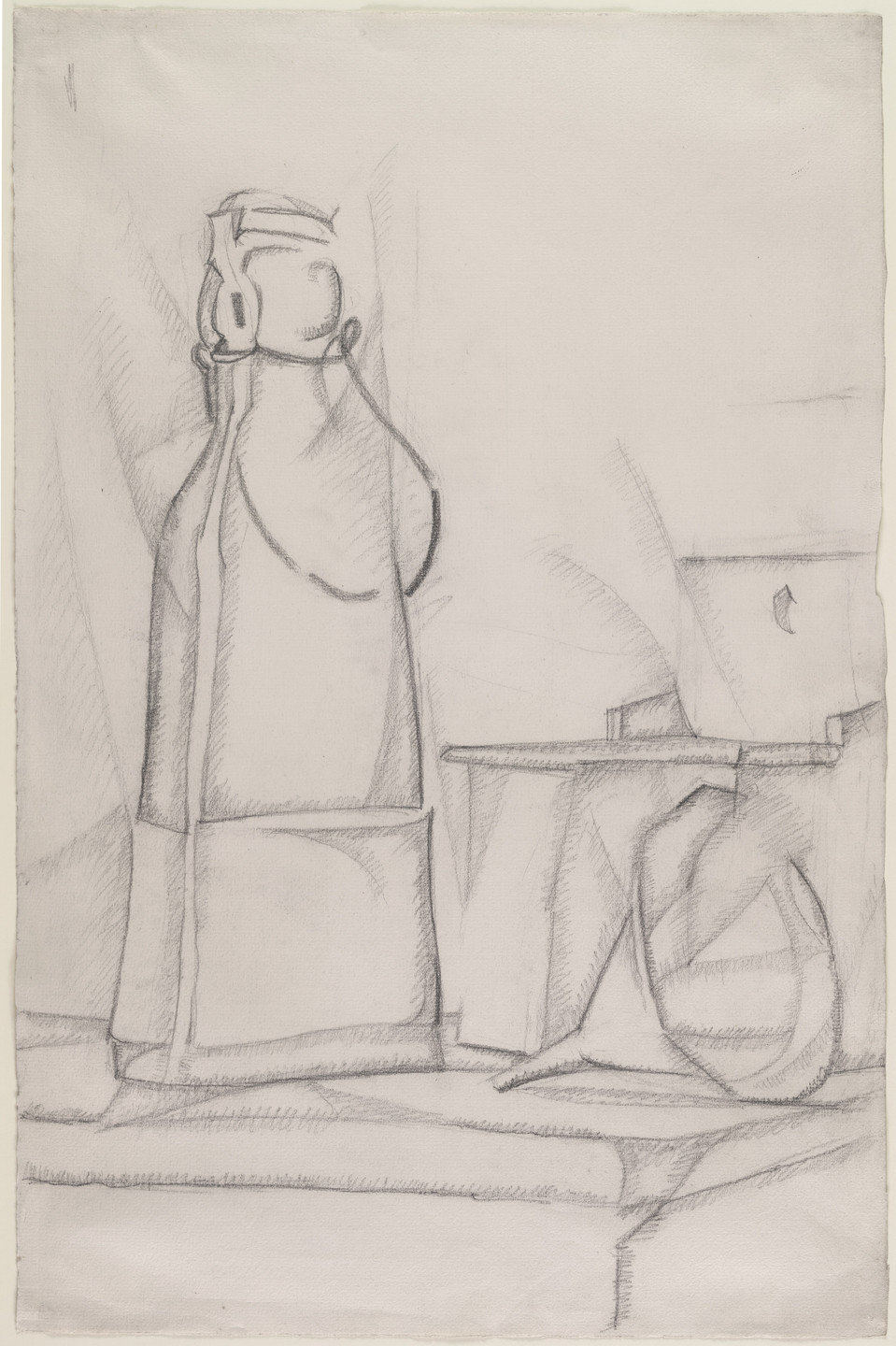 Juan Gris. Still Life with Bottle and Funnel. 1911