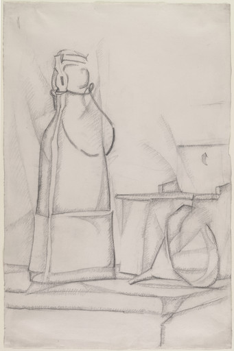 Juan Gris. Jar, Bottle and Glass. 1911 | MoMA