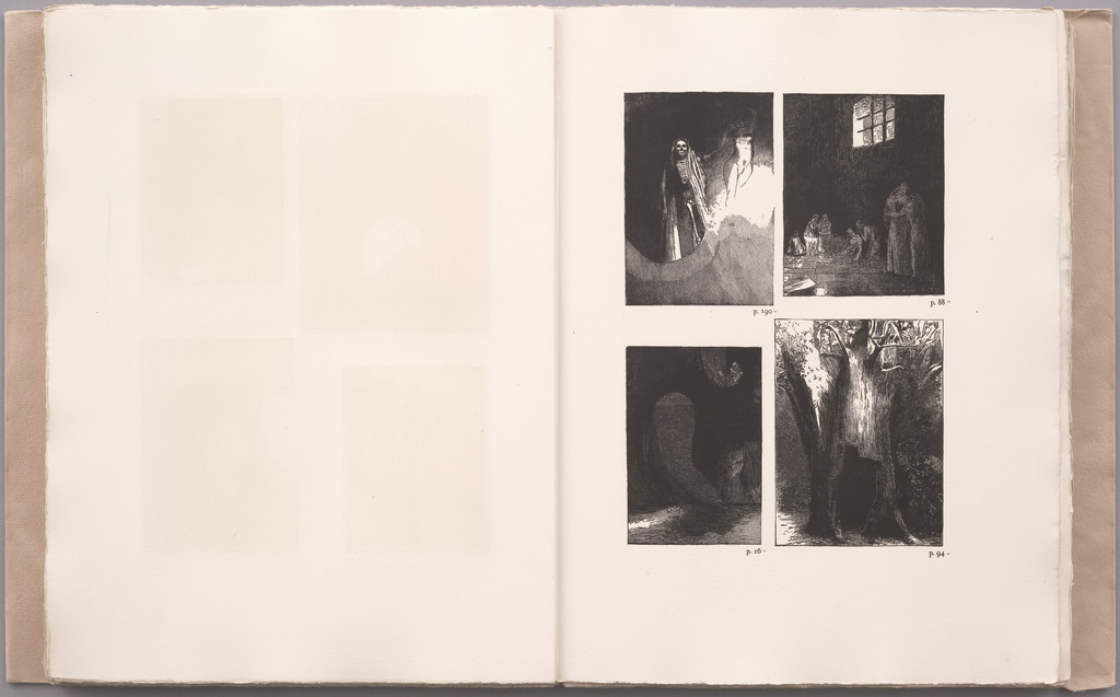 Fifth table of plates from La Tentation de Saint-Antoine