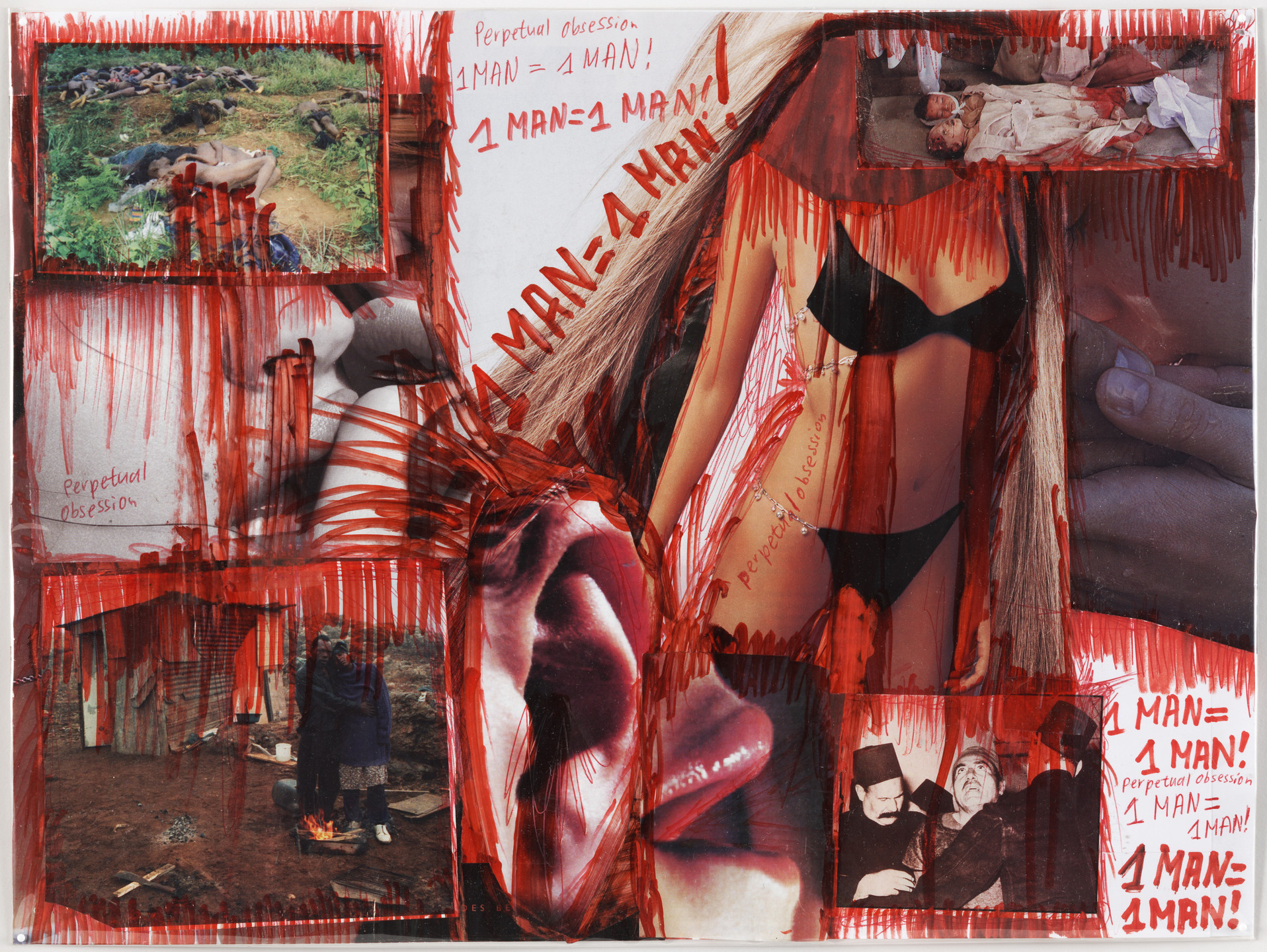 Thomas Hirschhorn. ŒSerie: 1 Man = 1 Man (Perpetual Obsession)¹. 2001