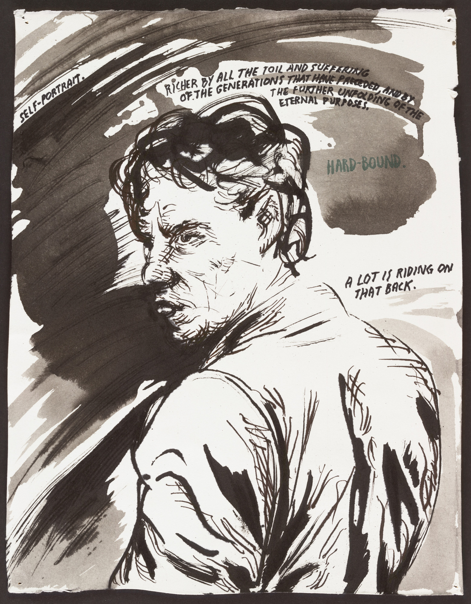 RAYMOND PETTIBON 1of1 SIGNED WAVE DRAWING RIZZOLI PRINT HC