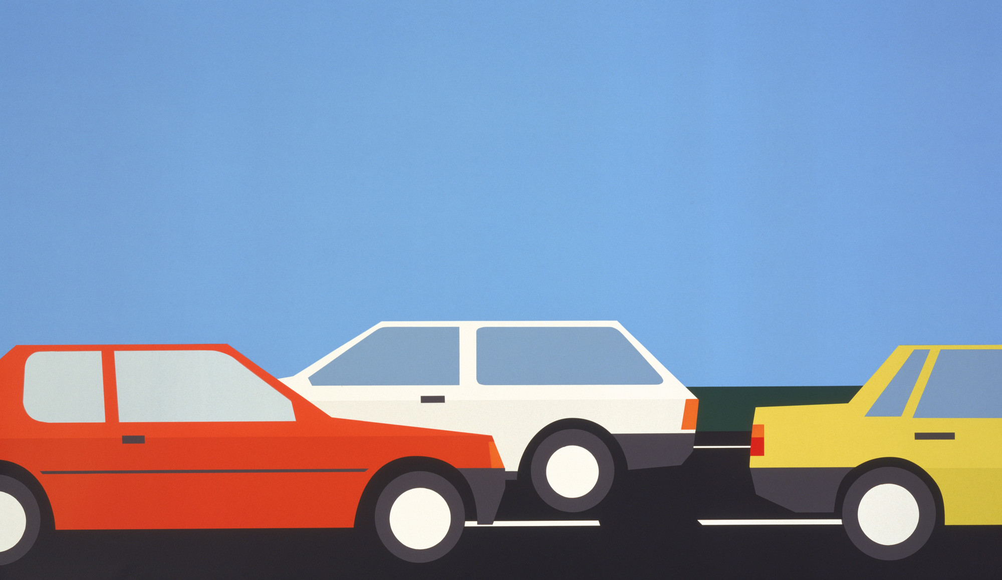 Julian Opie. Cars?. 1998-99