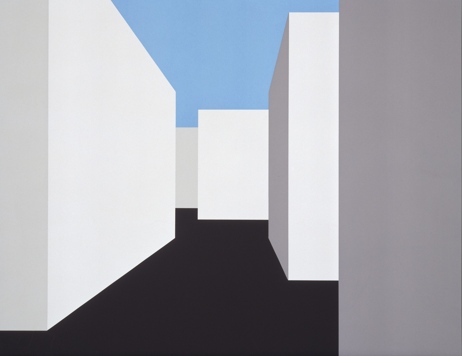 Julian Opie. Imagine you are walking.. 1998-1999