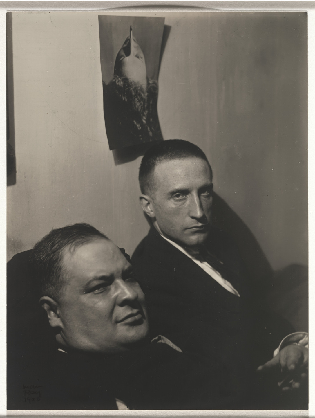 Man Ray (Emmanuel Radnitzky). Three Heads. 1920