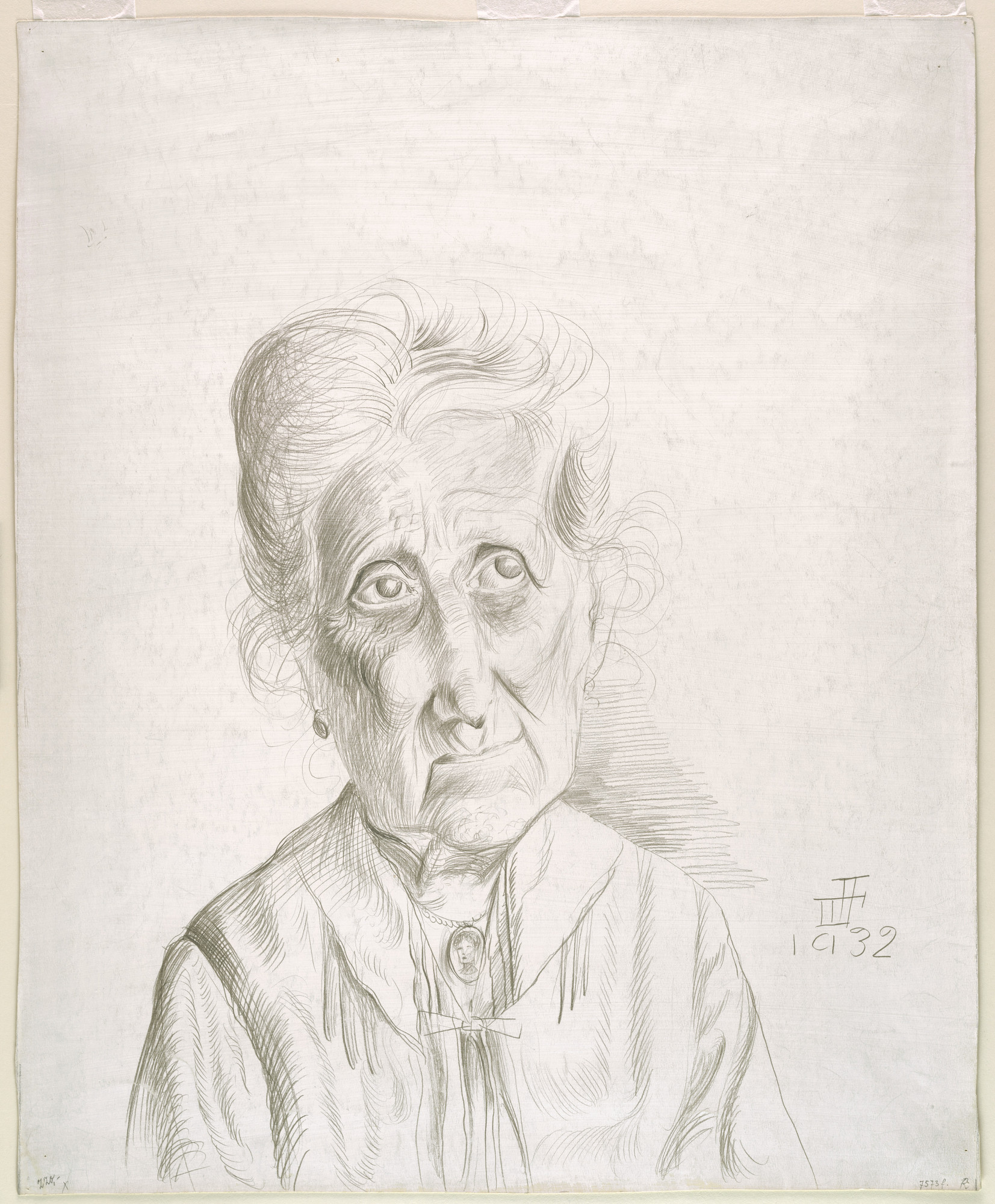 Otto Dix Old Woman Alte Dame 1932 Moma