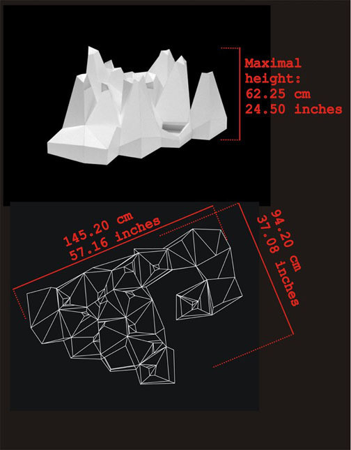 Emilio Tuñón, Luis M. Mansilla. Museum of Cantabria, Santander, Spain, Scale model 1:100. 2002-09