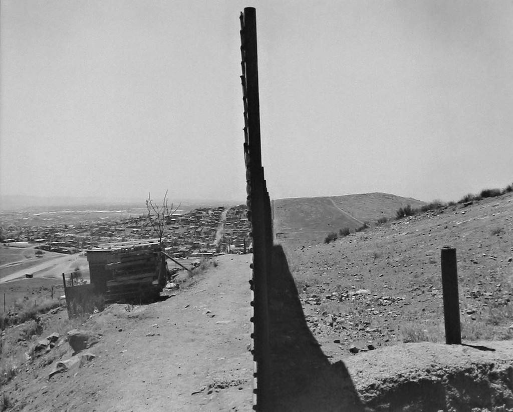 The End of the Fence, Looking West from the series Running Fence