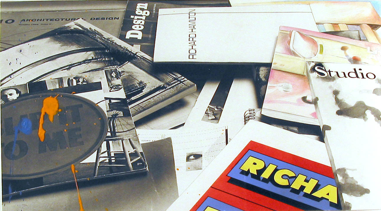 Richard Hamilton. Untitled (Design for Collected Words). 1982