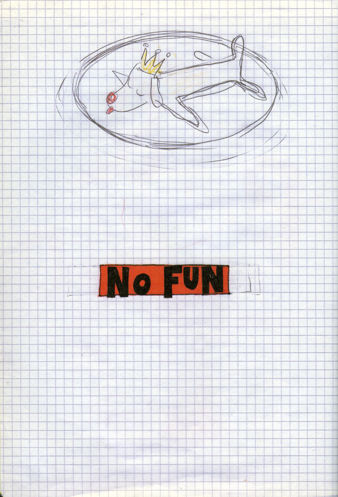 Untitled ("No Fun"/Dog) from the series Time of My Life