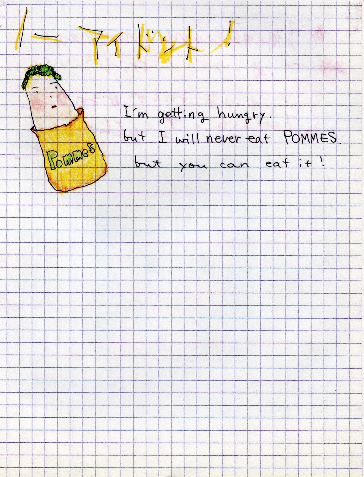 Yoshitomo Nara. Untitled (Pommes Boy) from the series Time of My Life