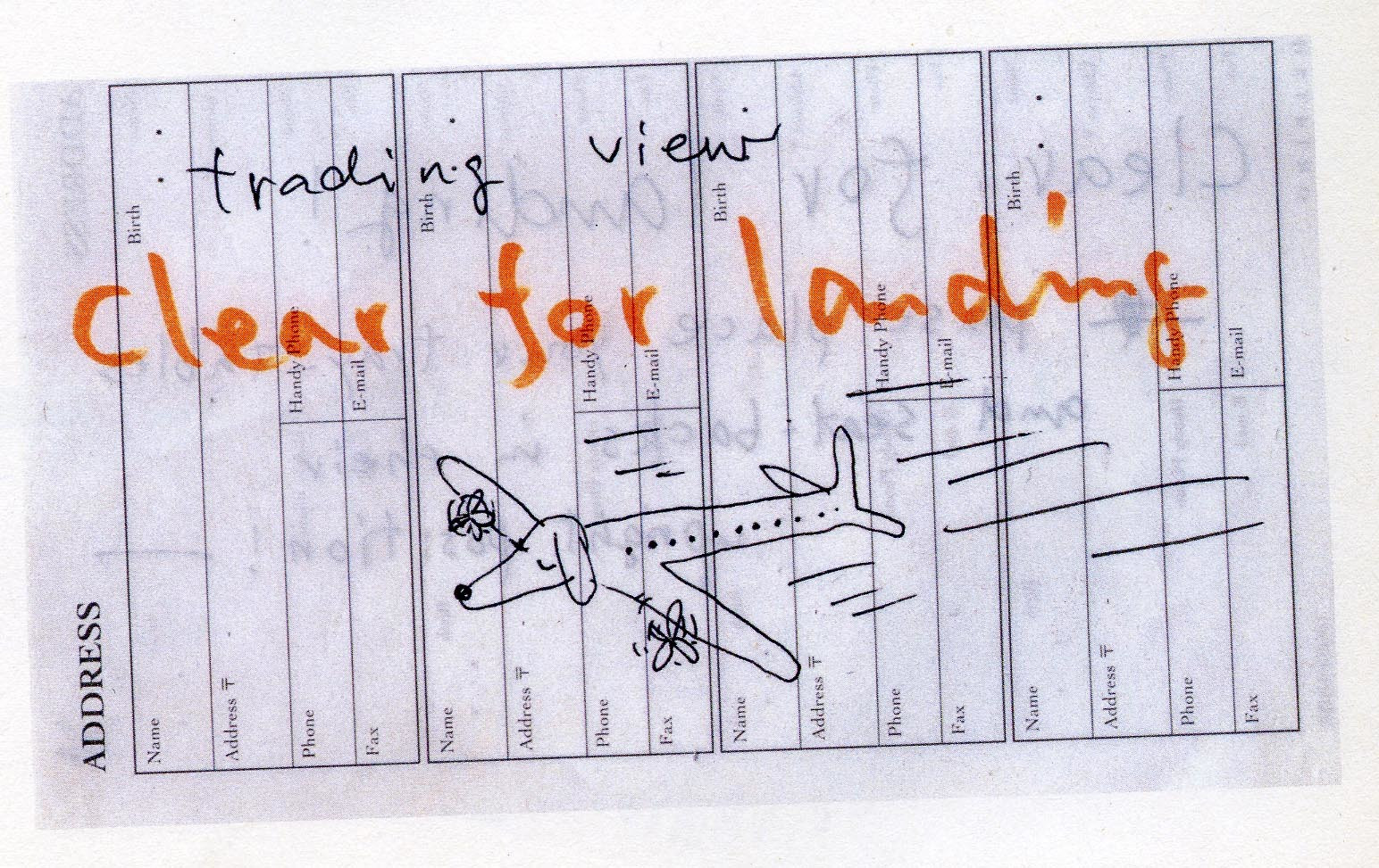 Yoshitomo Nara. Untitled ("Clear for landing") from the series Time of My Life. 1992–2000