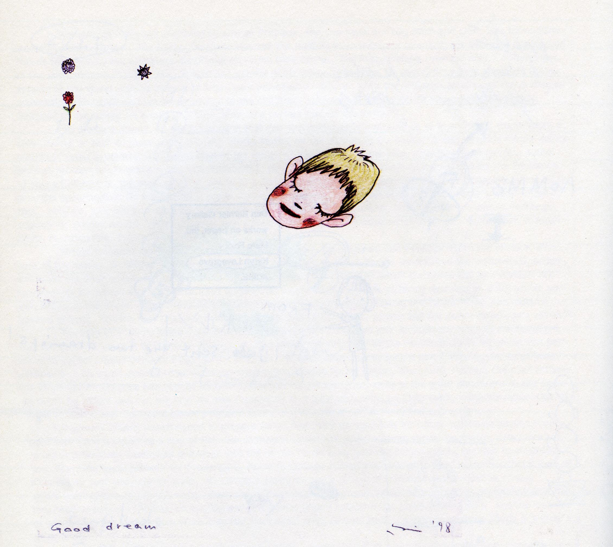 Yoshitomo Nara. Untitled ("Good Dream") from the series Time of My Life
