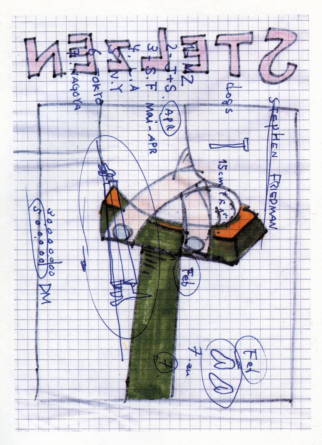 Yoshitomo Nara. Untitled ("Stelzen") from the series Time of My Life. 1992–2000