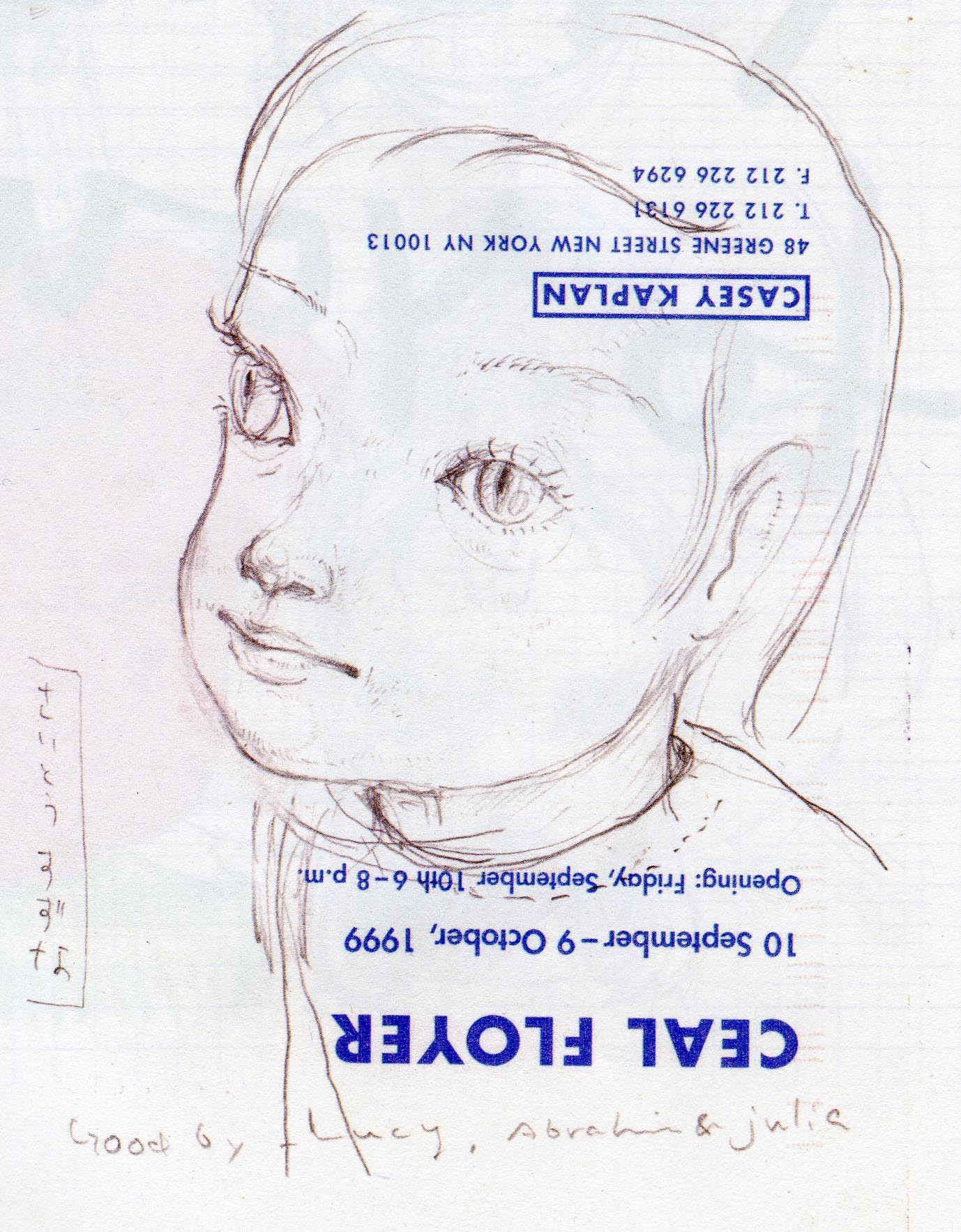 Yoshitomo Nara. Untitled (Casey Kaplan card) from the series Time of My Life