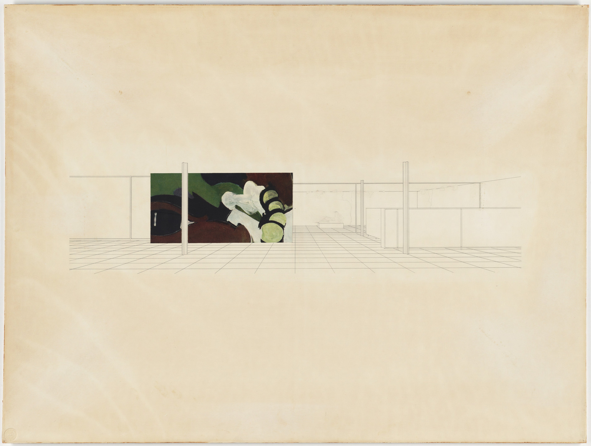 Continental veteran analyse Ludwig Mies van der Rohe. Court House Project (Interior perspective). c.  1938 | MoMA