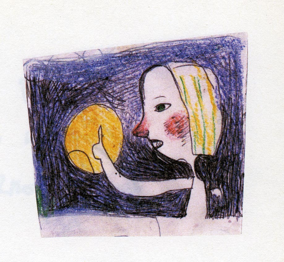 Yoshitomo Nara. Untitled (Girl with thumb up) from the series Time of My Life. 1992–2000