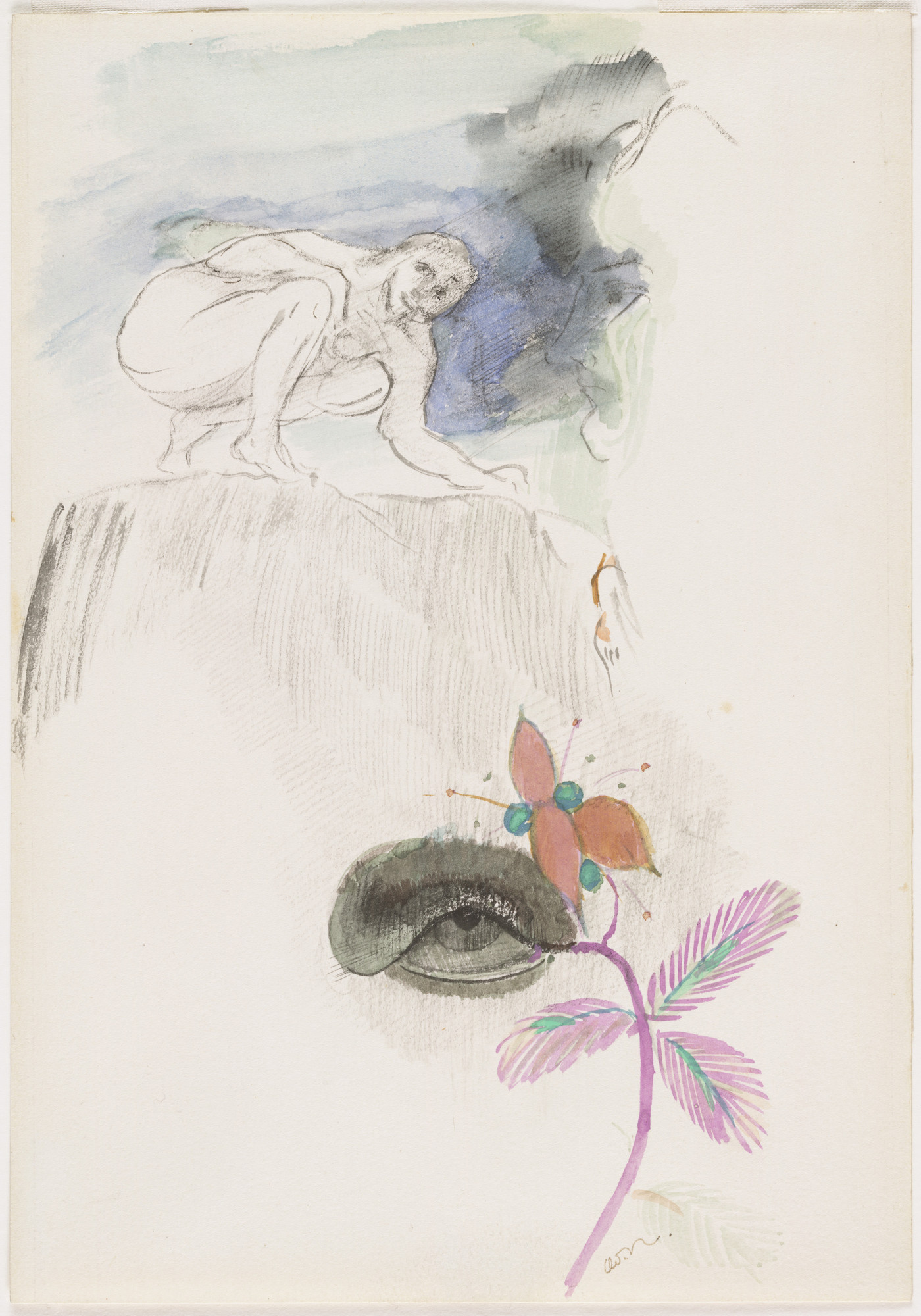Odilon Redon. The Eye