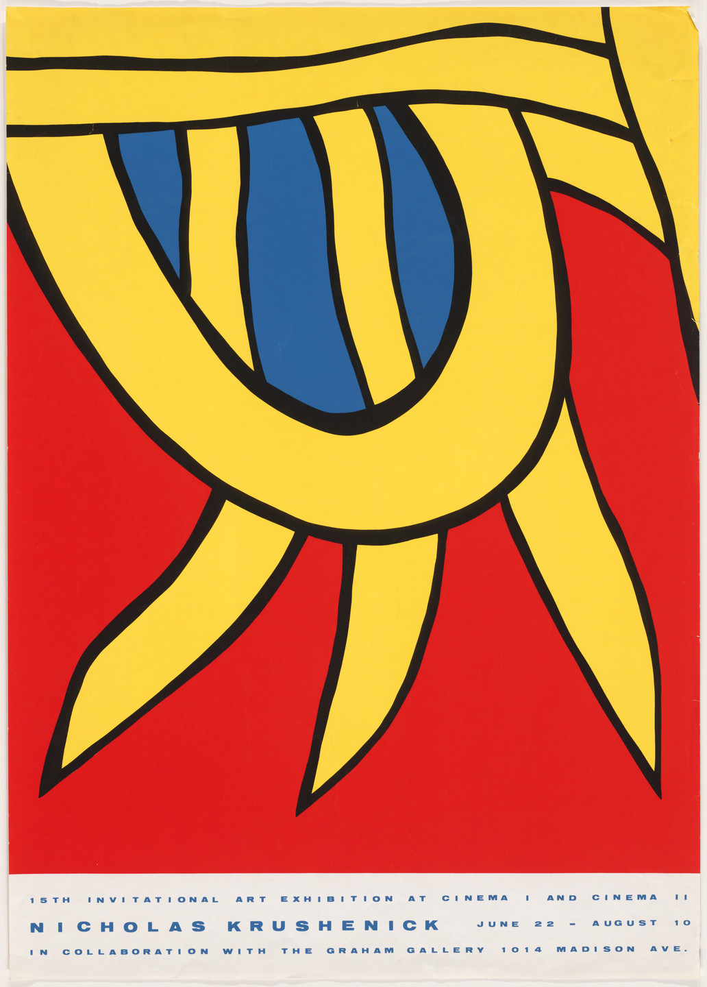 Nicholas Krushenick. 15th Invitational Art Exhibition At Cinema I and Cinema II, Nicholas Krushenick. 1965