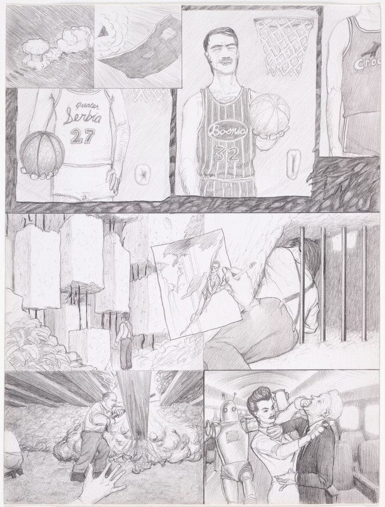 Dream Drawing (I was seeing an old atomic bomb test...)