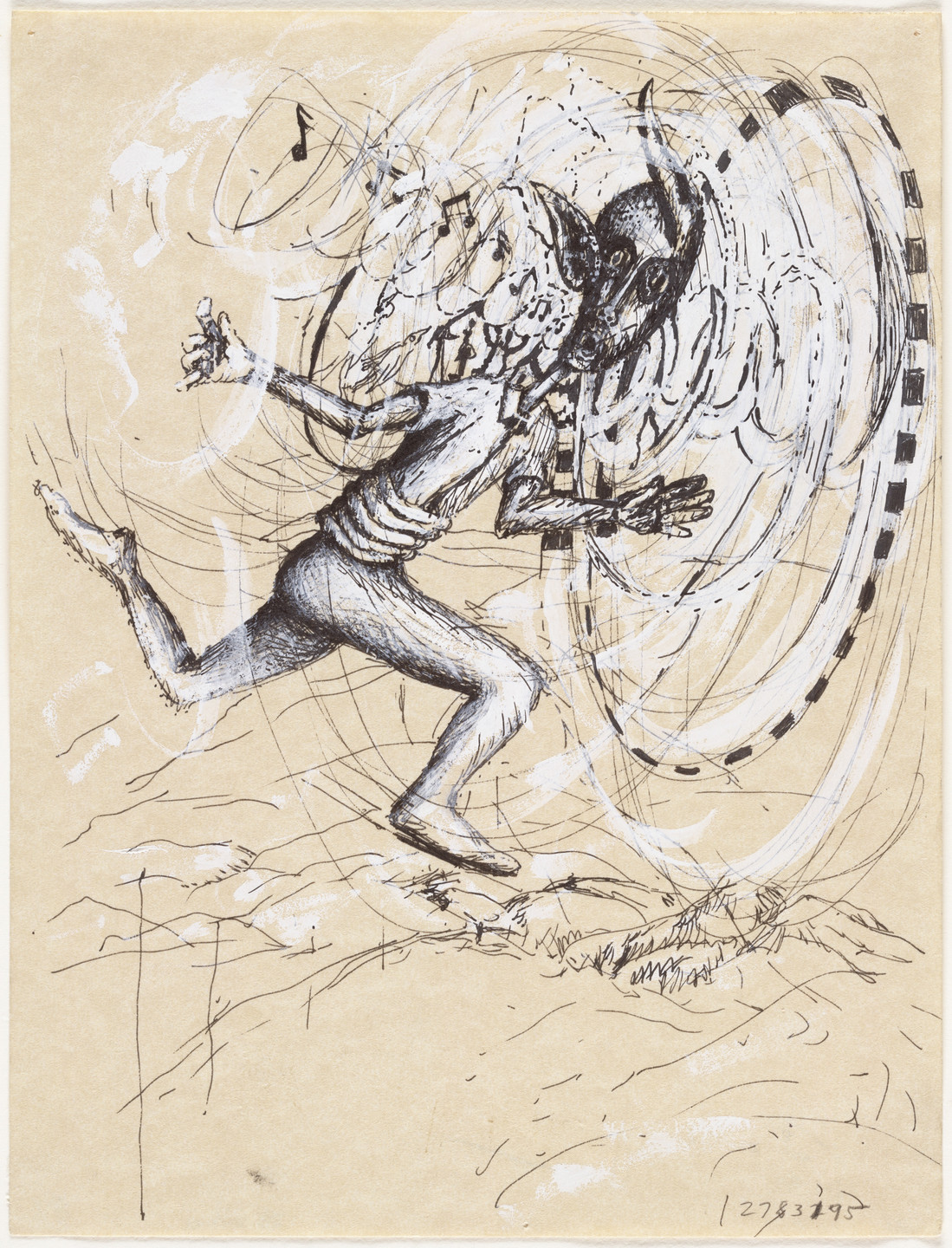 Jonathan Borofsky. Untitled at 2,783,195. (1982)