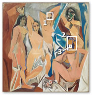 Pablo Picasso. Les Demoiselles d'Avignon. 1907.