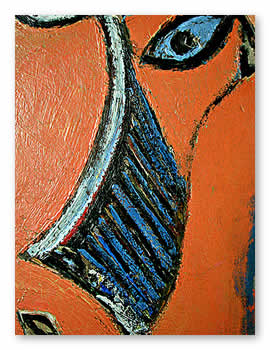 Fig. 2 - Detail: Example of impasto