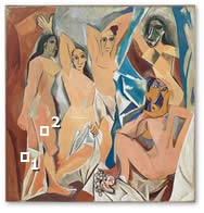 Pablo Picasso. Les Demoiselles d'Avignon. 1907.