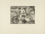 Ernst Barlach. Broomleg Astride the Dead Steed Hearthorn (Besenbein auf dem toten Rosse Herzhorn) from The Dead Day (Der tote Tag). (1910-11, published 1912)
