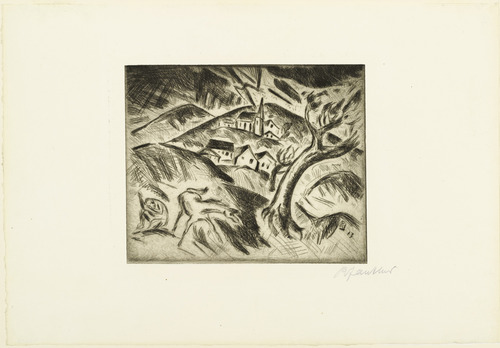 Richard Janthur. The Storm (Der Sturm). 1913