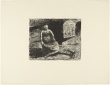 Ernst Barlach. Woman at Hearth (Die Frau am Herd) from The Dead Day (Der tote Tag). (1910-11, published 1912)