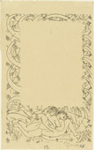 Richard Janthur. Ornamental Border for a Book. (1898)