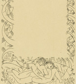 Richard Janthur. Ornamental Border for a Book. (1898)