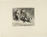 Ernst Barlach. Burdened with Undeserved Guilt (Mit fremder Schuld beladen) from The Dead Day (Der tote Tag). (1910-11, published 1912)