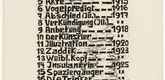 Walter Helbig. Table of Contents (Oglavlenie) from 16 Woodcuts (16 Holzschnitte). (1926)