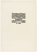Walter Helbig. Colophon (Kolophon) from 16 Woodcuts (16 Holzschnitte). (1926)